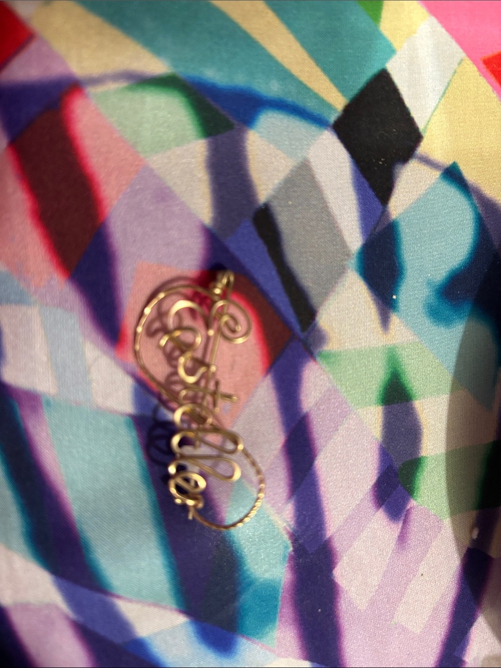 14kt Gold Pin 'Estelle' 2" long - Picture 2 of 5